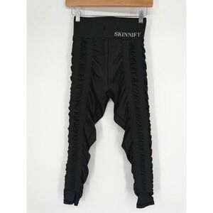 Skinnify Black Resistance 4 Band High Waisted Leggings Size M Scrunch Butt